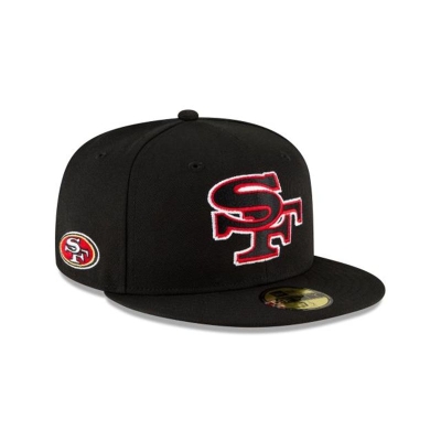 San Francisco 49ers Gorra | New Era NFL Logo Mix 59fifty Fitted Cap Mexico - Rojos